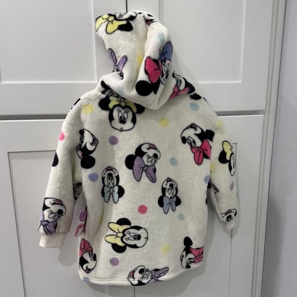 Disney Junior Minnie Sherpa Lined Pullover - Size 3T - Picture 4 of 4